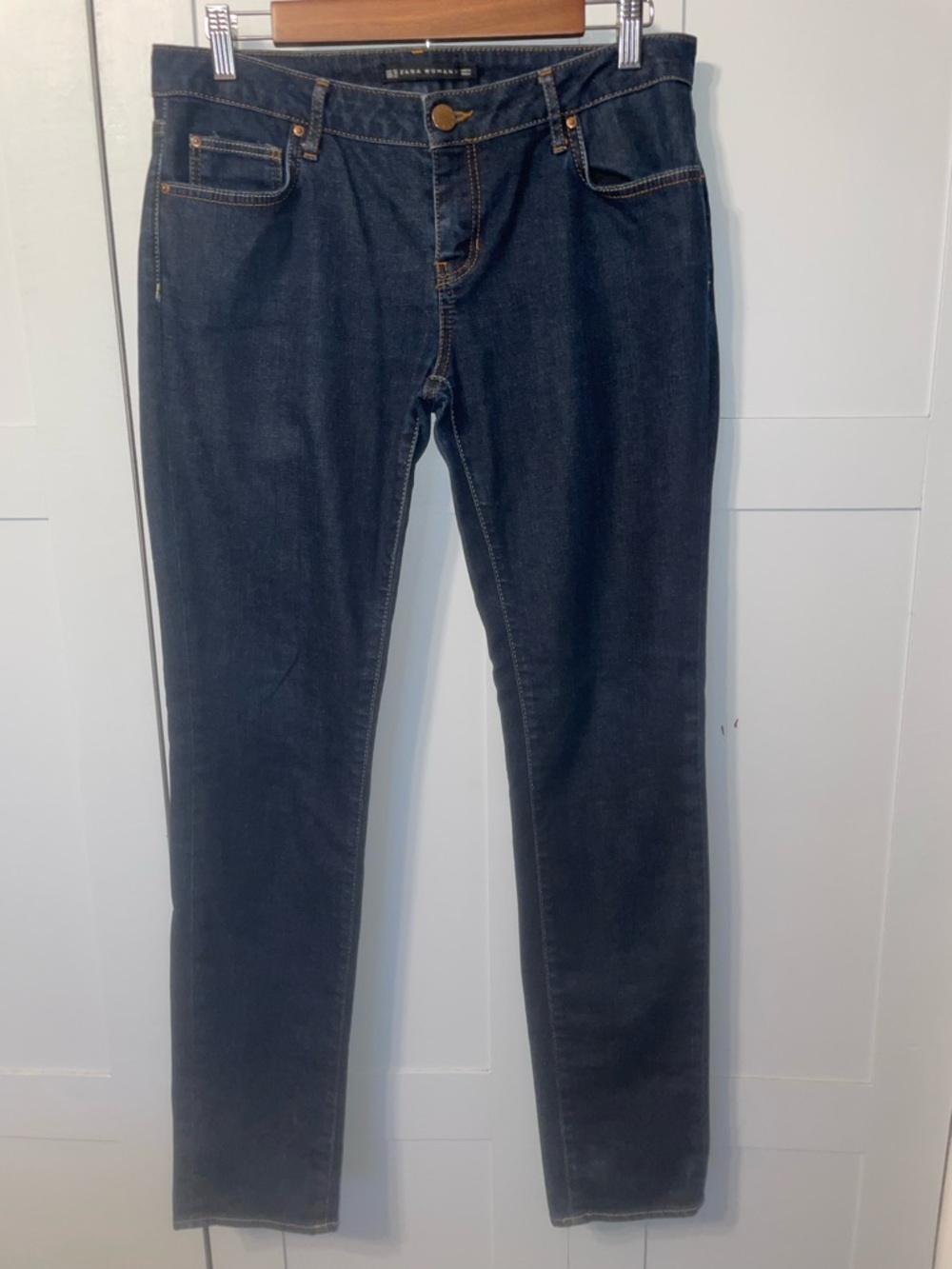 Zara Straight Leg Dark Indigo Jeans